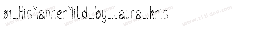 01_HisMannerMild_by_laura_kristen字体转换