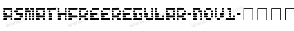AsmathFreeRegular-nOv1字体转换