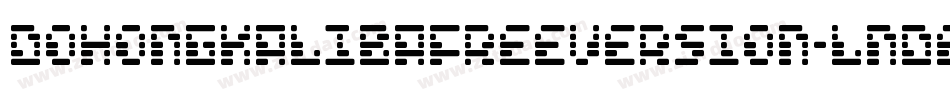 DohongKalibaFreeVersion-lnde字体转换