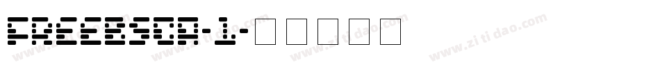 FREEBSCA-1字体转换