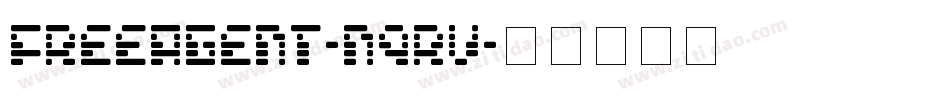 FreeAgent-nqrV字体转换