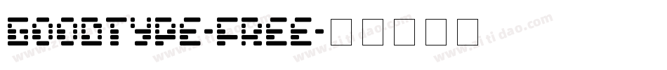 Goodtype-Free字体转换