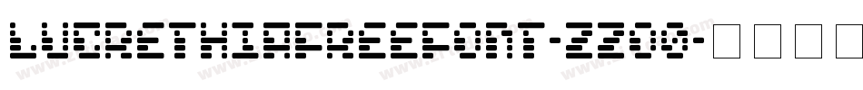 LucrethiaFreeFont-zZo0字体转换