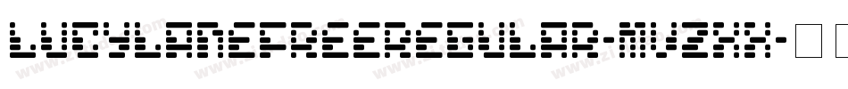 LucylaneFreeRegular-MVZxx字体转换