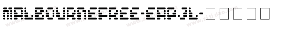 MalbourneFree-Eapjl字体转换