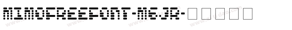 MimoFreeFont-M6jr字体转换