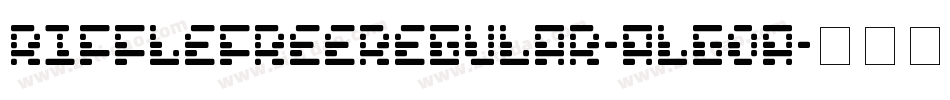 RiffleFreeRegular-ALGOA字体转换