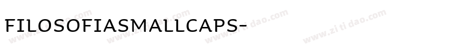 FilosofiaSmallCaps字体转换