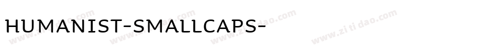 Humanist-SmallCaps字体转换