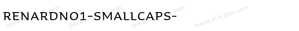 RenardNo1-SmallCaps字体转换