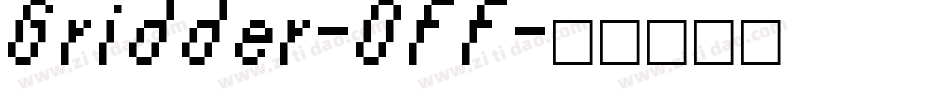 Gridder-OFF字体转换