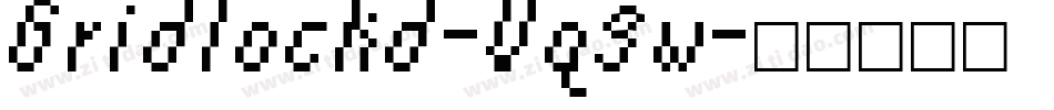 Gridlockd-Vq9w字体转换