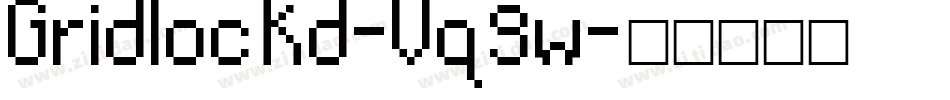 Gridlockd-Vq9w字体转换