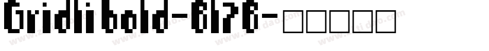 Gridlibold-Bl7B字体转换