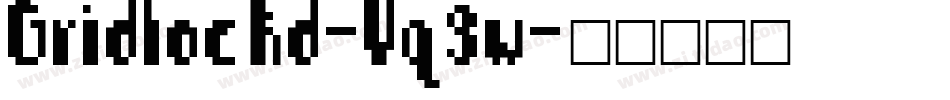 Gridlockd-Vq9w字体转换