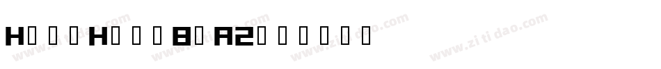 HighHat-8aA2字体转换