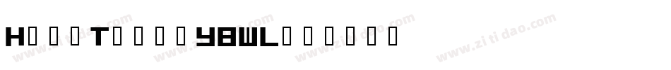HighTide-Y8WL字体转换
