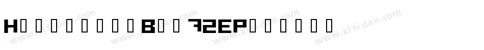 HighjinksBb-7ZEP字体转换