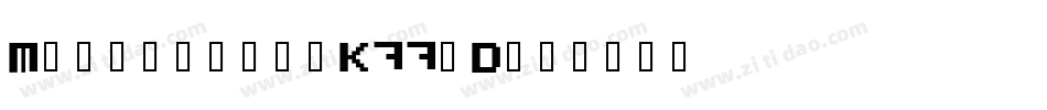 Mandalore-K77lD字体转换