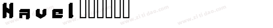 Navel字体转换