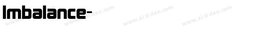 Imbalance字体转换