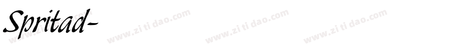 Spritad字体转换