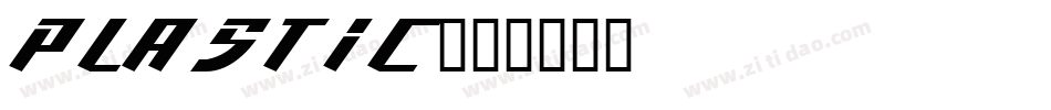 Plastic字体转换