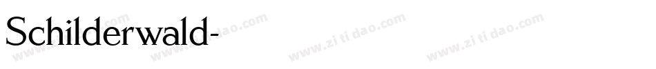 Schilderwald字体转换