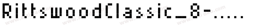 RittswoodClassic_8字体转换