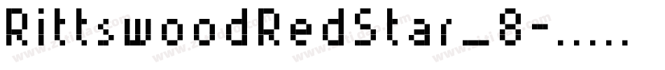 RittswoodRedStar_8字体转换