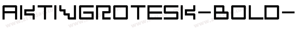 aktivgrotesk-bold字体转换