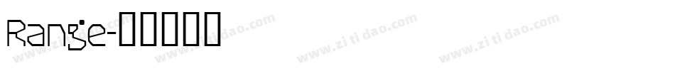 Range字体转换