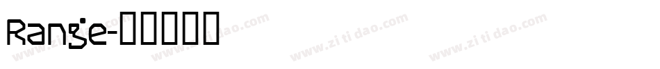 Range字体转换