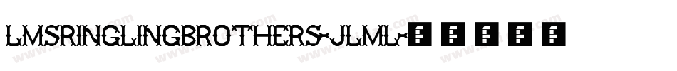 LmsRinglingBrothers-jLMl字体转换