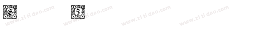 SchmuckInitialen1字体转换