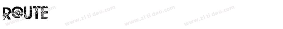 Route字体转换