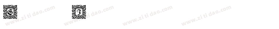 SchmuckInitialen1字体转换