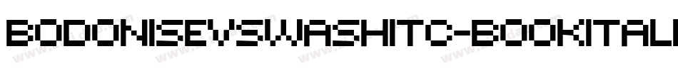 BodoniSevSwashITC-BookItalic字体转换