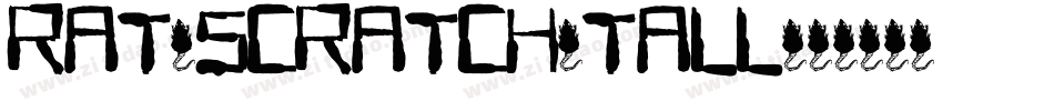 Rat-Scratch-Tall字体转换