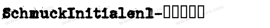 SchmuckInitialen1字体转换