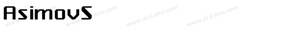 AsimovSiliconNarrow-6GDv字体转换