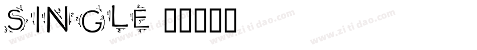 single字体转换