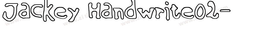 Jackey_Handwrite02字体转换