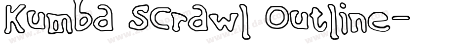 Kumba_Scrawl_Outline字体转换