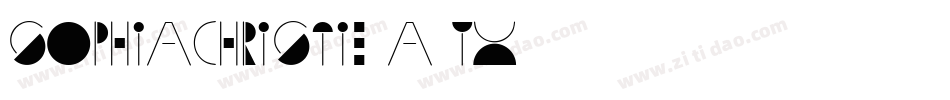 SophiaChristie-a0yx字体转换