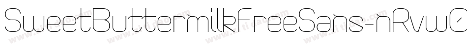 SweetButtermilkFreeSans-nRvw0字体转换