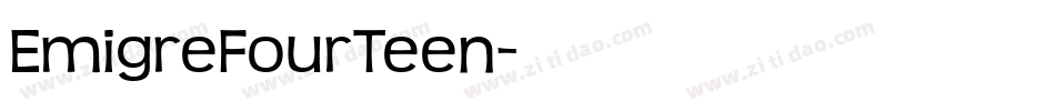 EmigreFourTeen字体转换