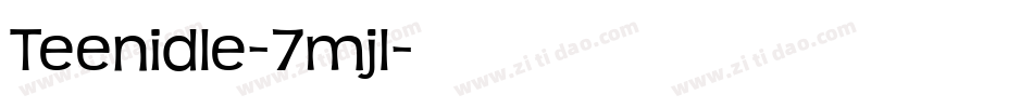 Teenidle-7mjl字体转换