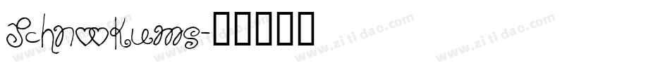 Schnookums字体转换