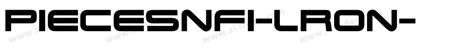 PiecesNfi-LrOn字体转换
